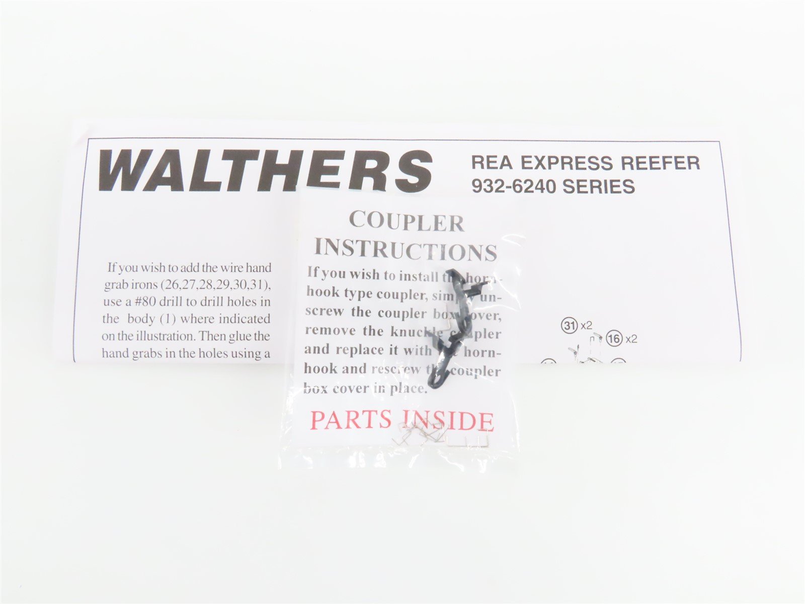 HO Scale Walthers 932-6243 REX REA Railway Express Agency 50' Reefer #7625