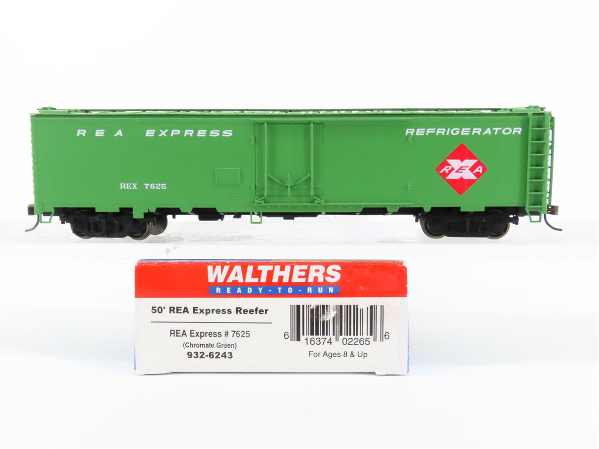 HO Scale Walthers 932-6243 REX REA Railway Express Agency 50&#39; Reefer #7625