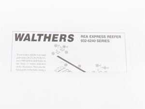 HO Scale Walthers 932-6243 REX REA Railway Express Agency 50' Reefer #7625