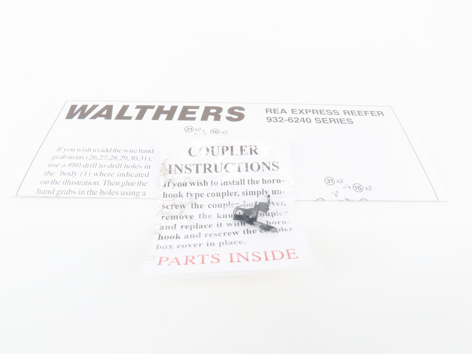 HO Scale Walthers 932-6242 REX REA Railway Express Agency 50' Reefer