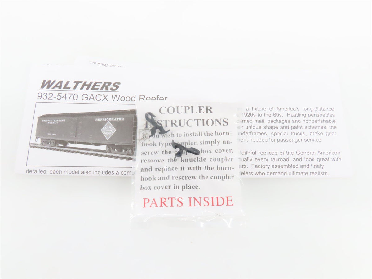 HO Scale Walthers 932-5471 REX REA Railway Express Agency Wood Reefer #319