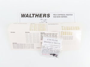 HO Scale Walthers 932-6241 REX REA Railway Express Agency 50' Reefer