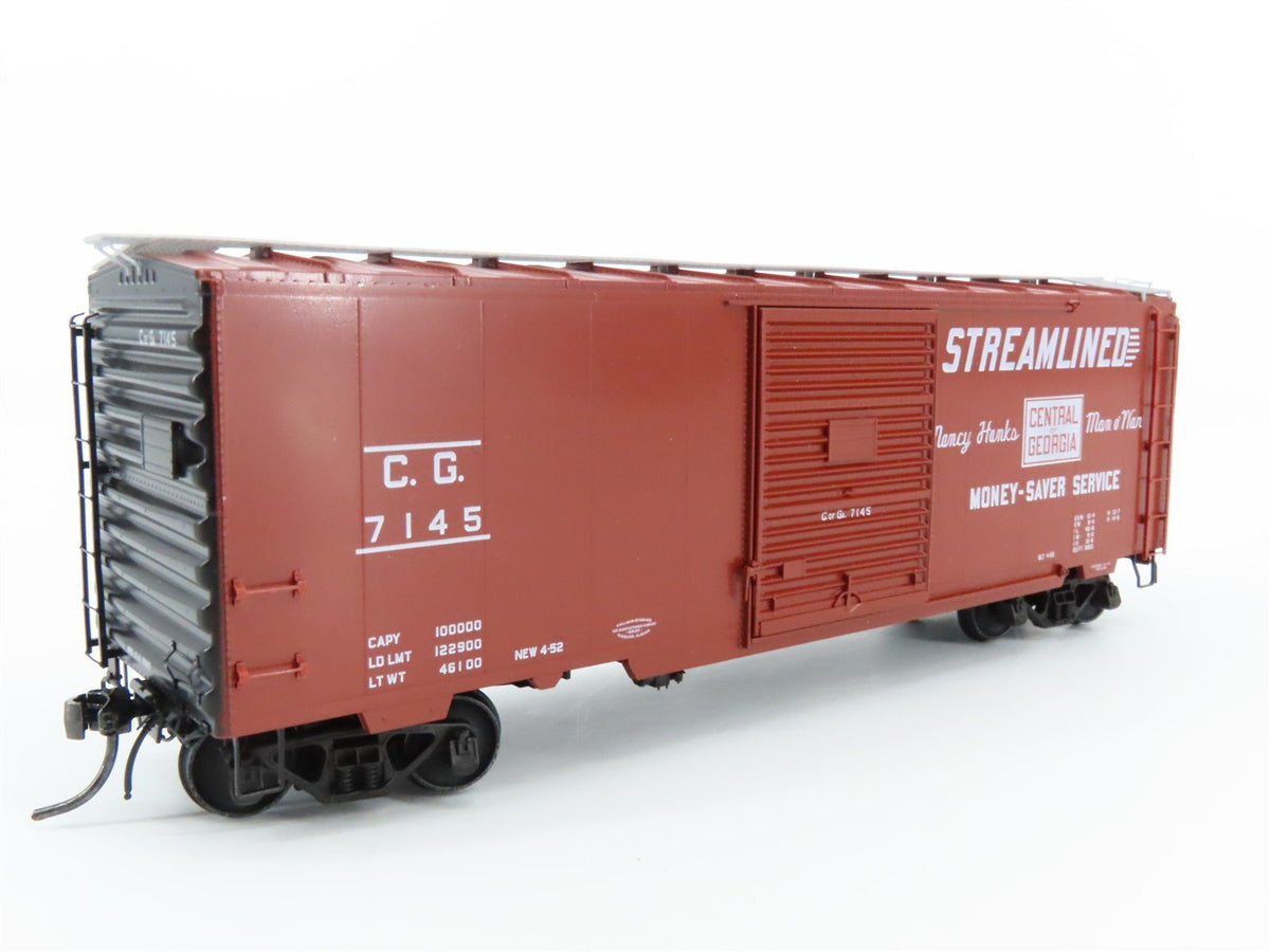 HO Kadee 5126 CG Central of Georgia &quot;Streamlined&quot; 40&#39; PS-1 Box Car #7145