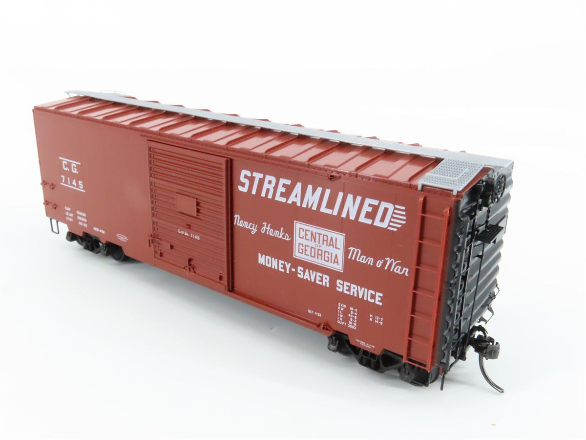 HO Kadee 5126 CG Central of Georgia &quot;Streamlined&quot; 40&#39; PS-1 Box Car #7145