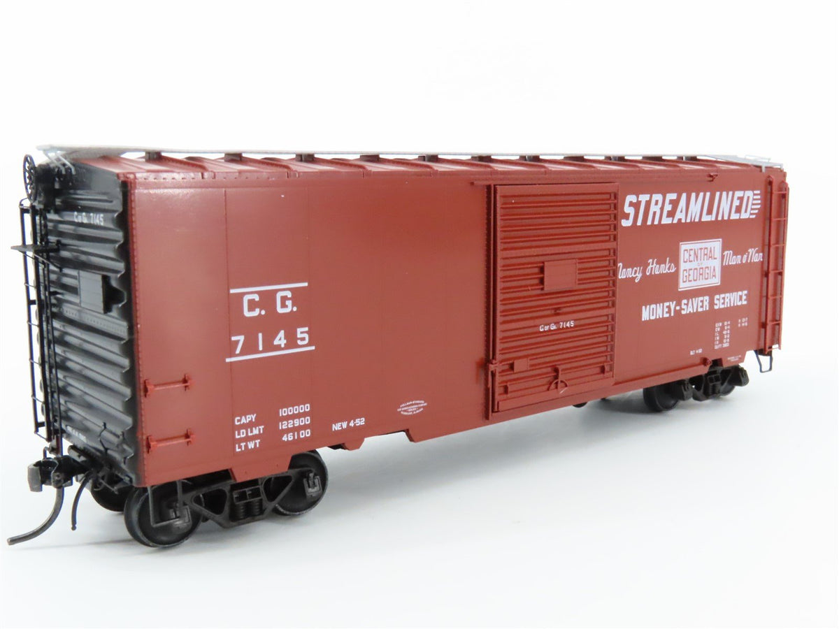 HO Kadee 5126 CG Central of Georgia &quot;Streamlined&quot; 40&#39; PS-1 Box Car #7145