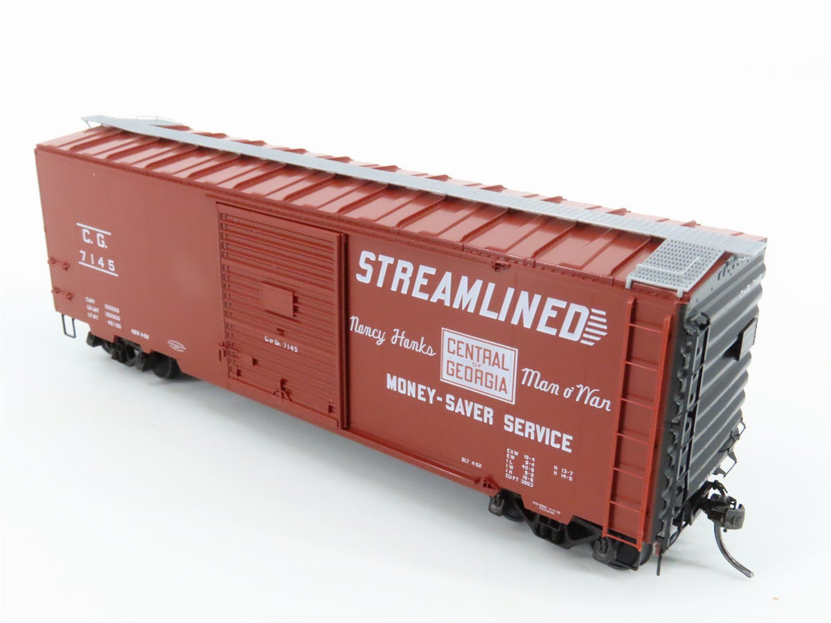 HO Kadee 5126 CG Central of Georgia &quot;Streamlined&quot; 40&#39; PS-1 Box Car #7145