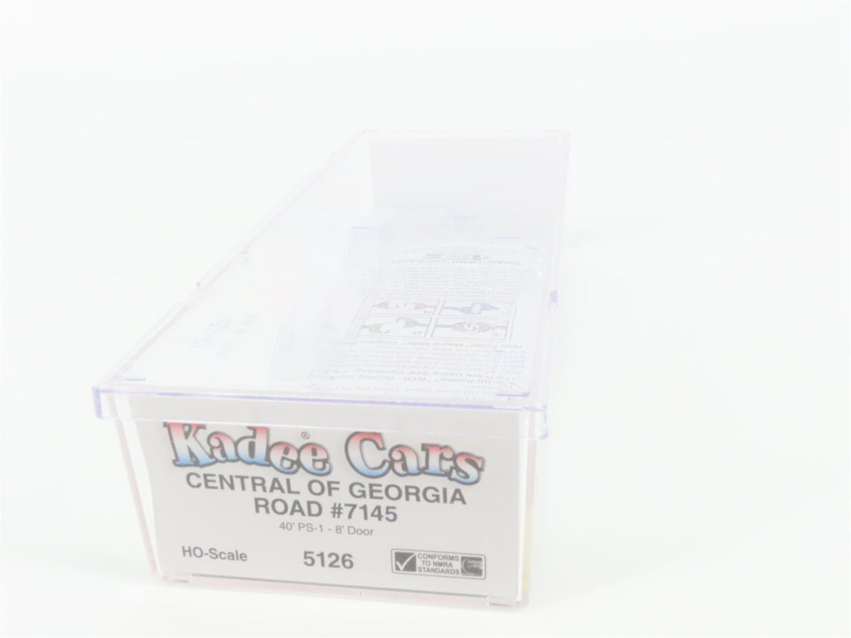 HO Kadee 5126 CG Central of Georgia &quot;Streamlined&quot; 40&#39; PS-1 Box Car #7145