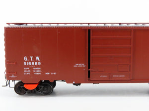 HO Scale Kadee 5289 GTW Grand Trunk Western 40' PS-1 Single Door Box Car #516869