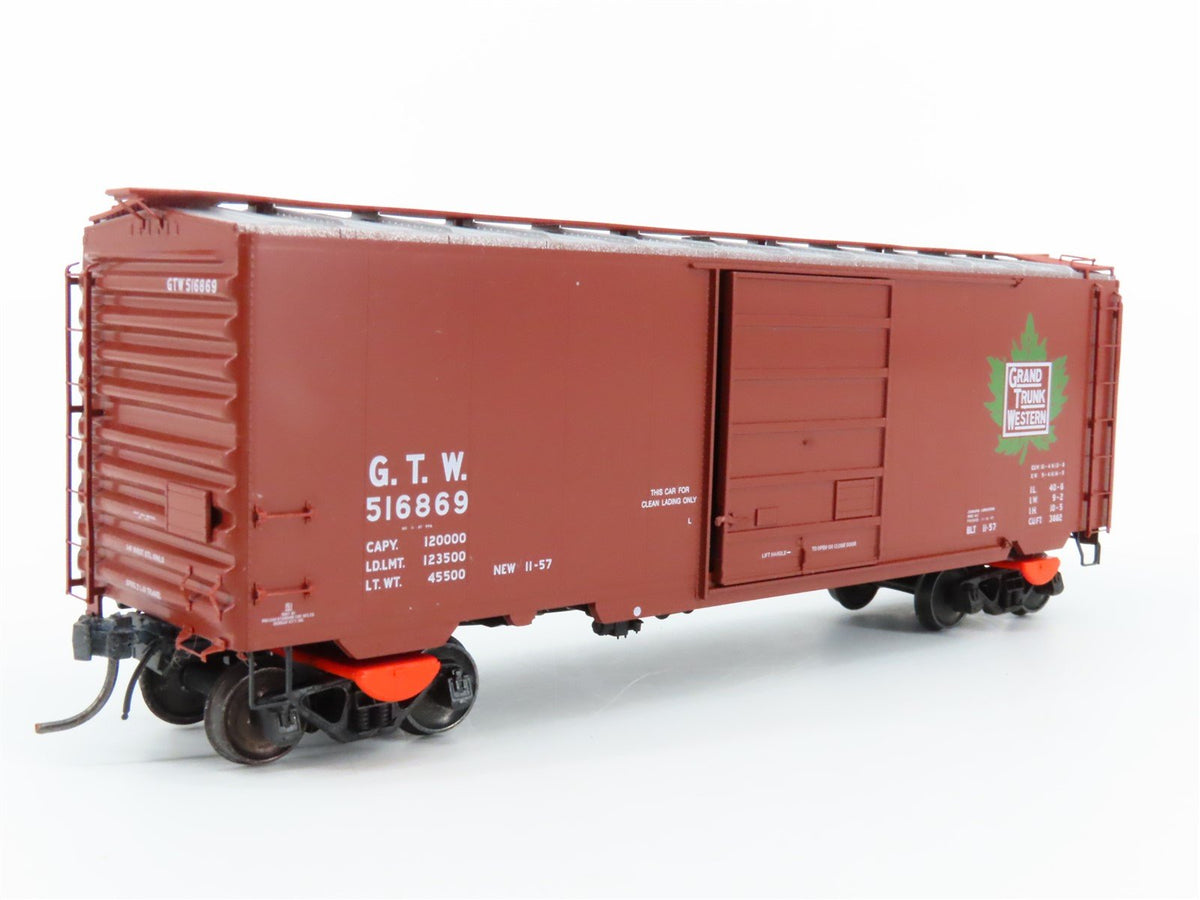 HO Scale Kadee 5289 GTW Grand Trunk Western 40&#39; PS-1 Single Door Box Car #516869