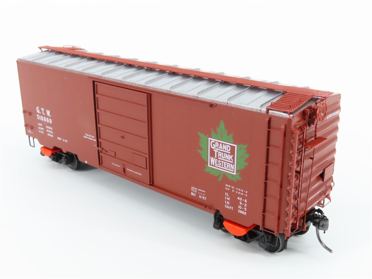 HO Scale Kadee 5289 GTW Grand Trunk Western 40&#39; PS-1 Single Door Box Car #516869