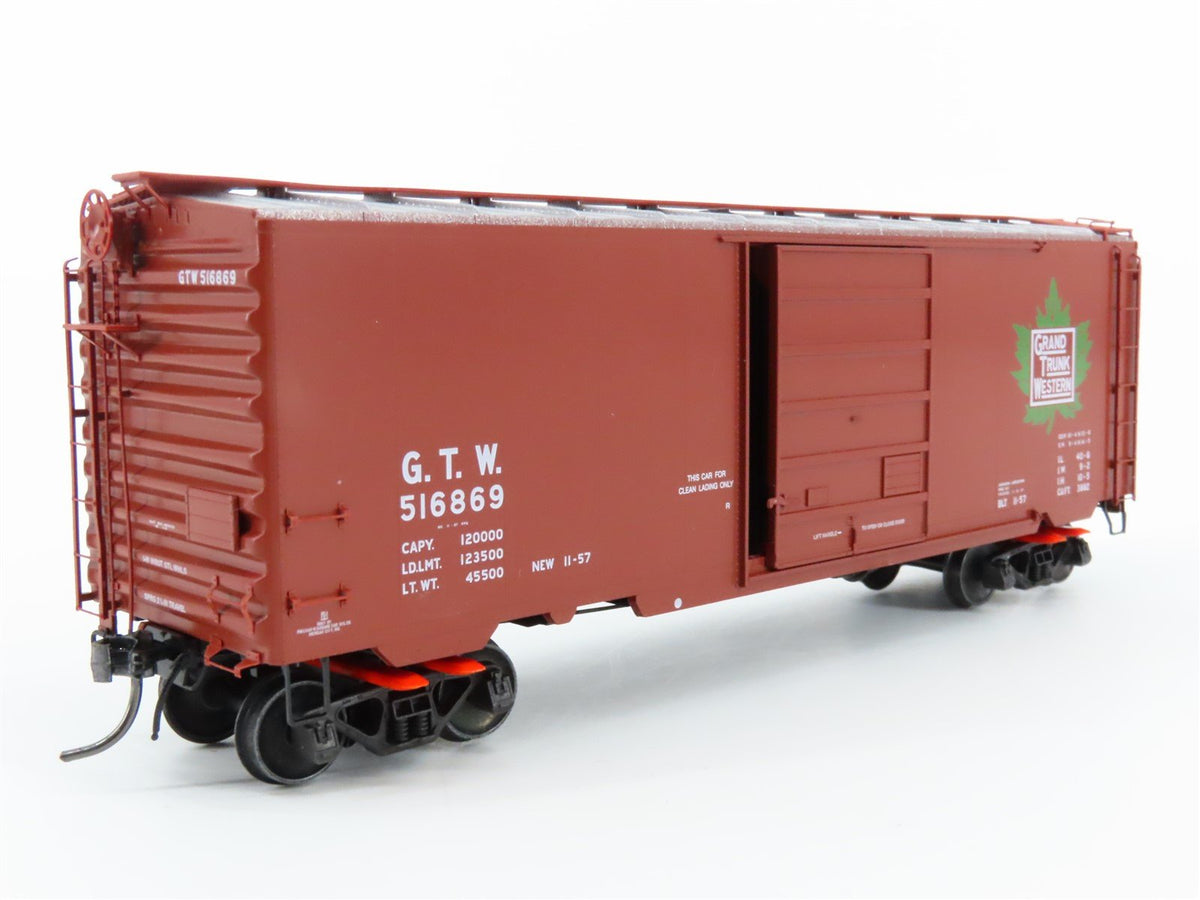 HO Scale Kadee 5289 GTW Grand Trunk Western 40&#39; PS-1 Single Door Box Car #516869