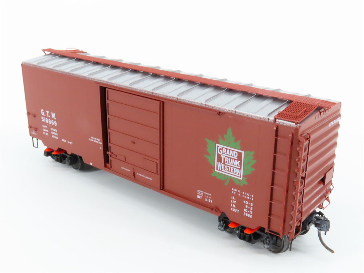 HO Scale Kadee 5289 GTW Grand Trunk Western 40&#39; PS-1 Single Door Box Car #516869