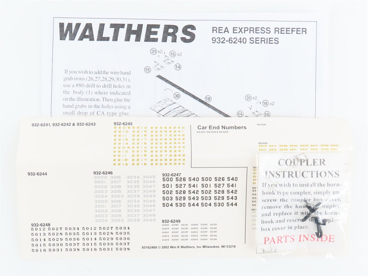 HO Scale Walthers REX REA Railway Express Agency 50&#39; Reefer