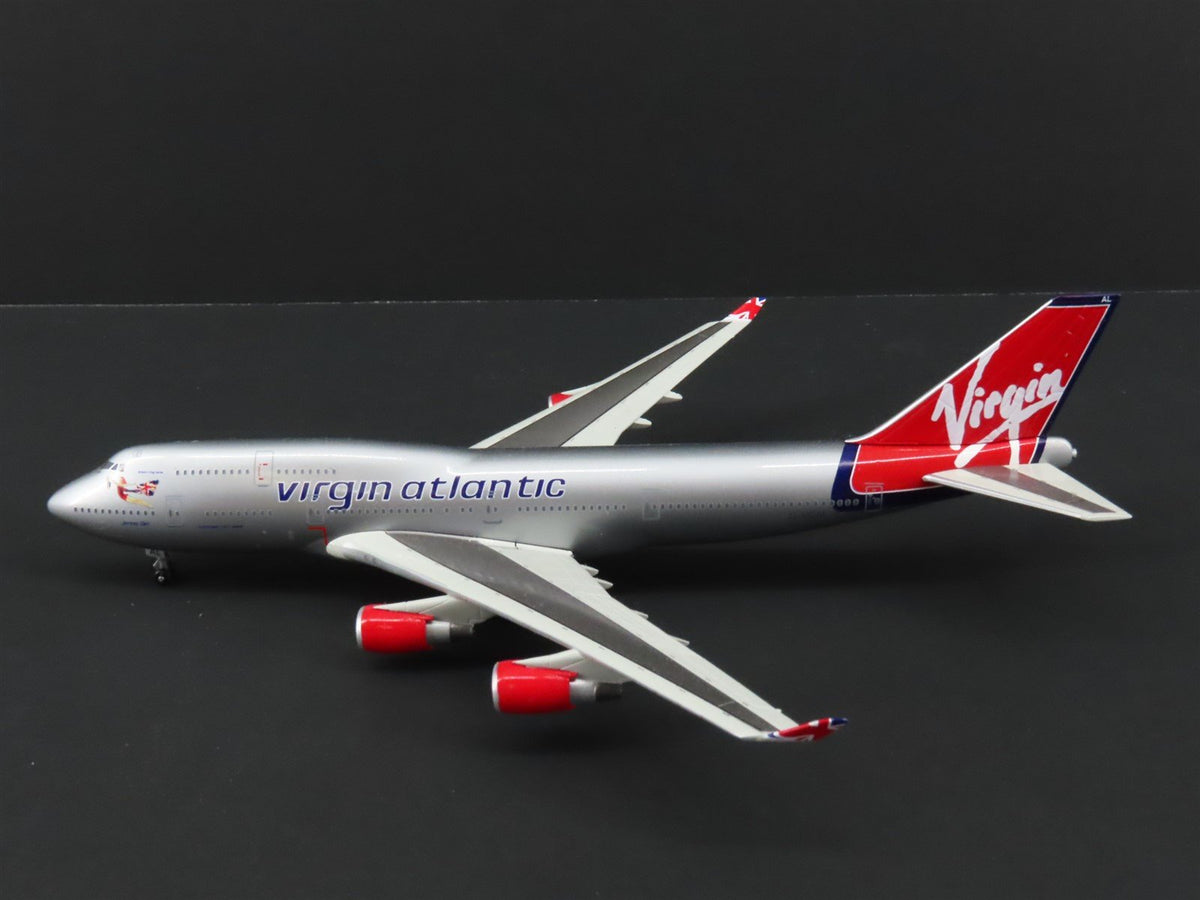 1:400 Die-Cast Virgin Atlantic B747-400 Airliner w/Stand