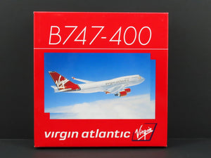 1:400 Die-Cast Virgin Atlantic B747-400 Airliner w/Stand