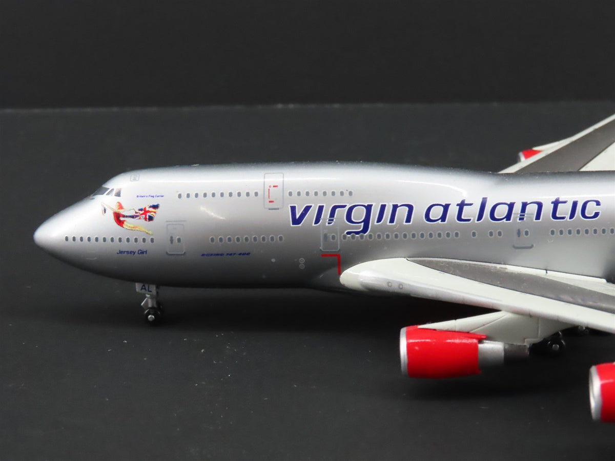 1:400 Die-Cast Virgin Atlantic B747-400 Airliner w/Stand