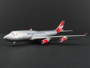 1:400 Die-Cast Virgin Atlantic B747-400 Airliner w/Stand