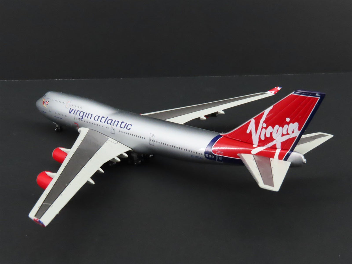 1:400 Die-Cast Virgin Atlantic B747-400 Airliner w/Stand