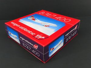 1:400 Die-Cast Virgin Atlantic B747-400 Airliner w/Stand