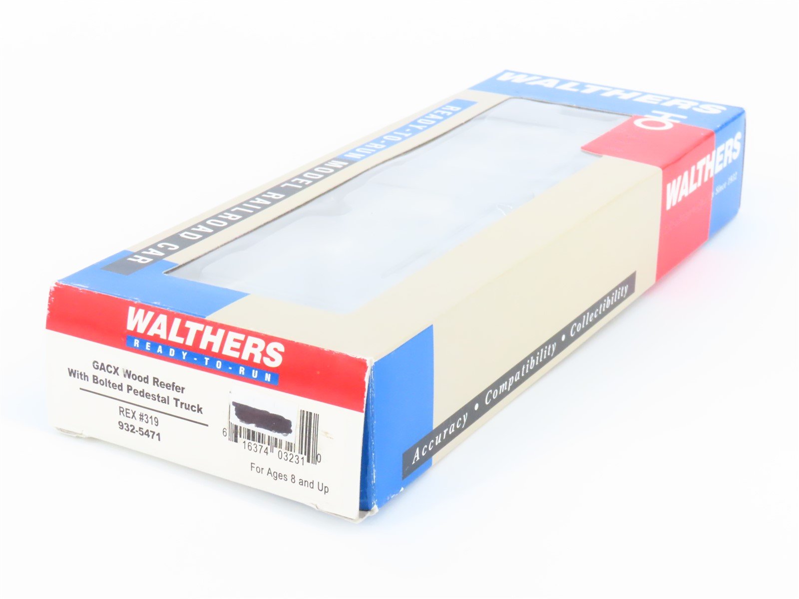 HO Scale Walthers 932-5471 REX REA Railway Express Agency Wood Reefer #319