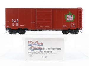 HO Scale Kadee 5277 GTW Grand Trunk Western 40' PS-1 Single Door Box Car #516651