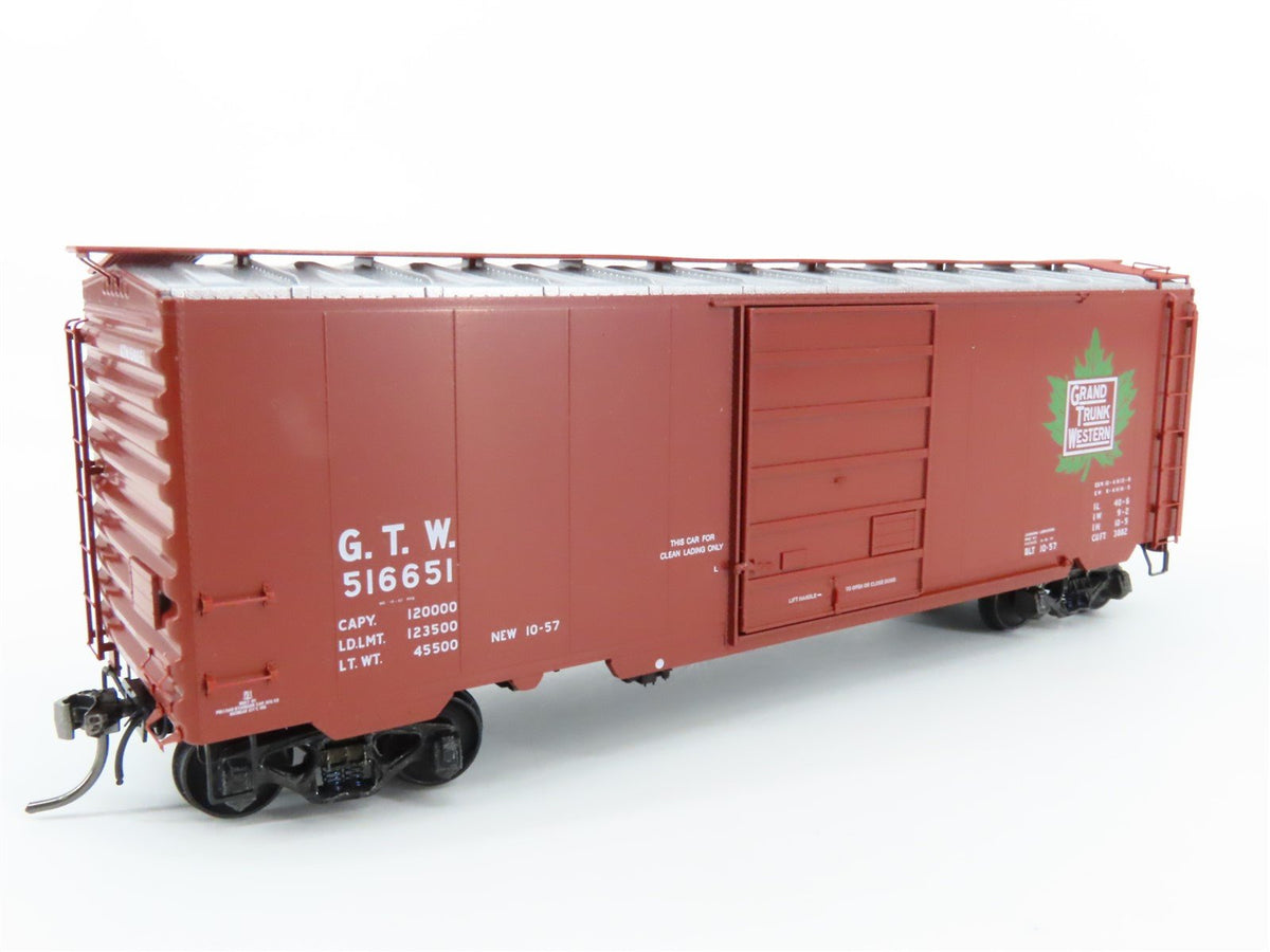 HO Scale Kadee 5277 GTW Grand Trunk Western 40&#39; PS-1 Single Door Box Car #516651