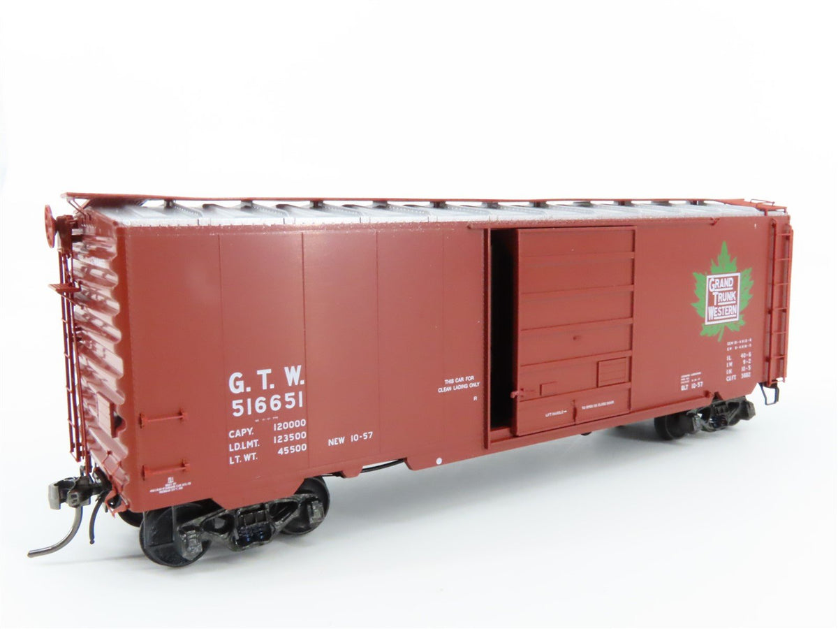 HO Scale Kadee 5277 GTW Grand Trunk Western 40&#39; PS-1 Single Door Box Car #516651