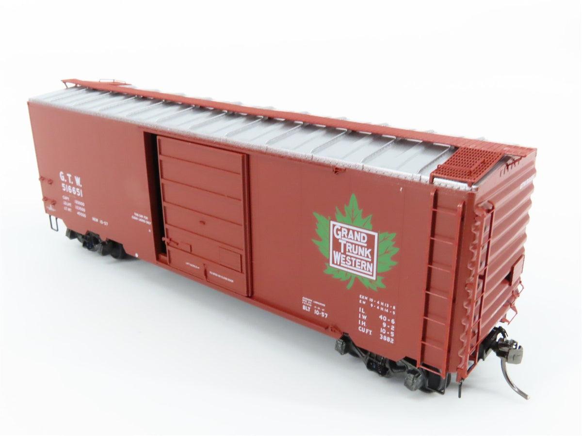 HO Scale Kadee 5277 GTW Grand Trunk Western 40&#39; PS-1 Single Door Box Car #516651