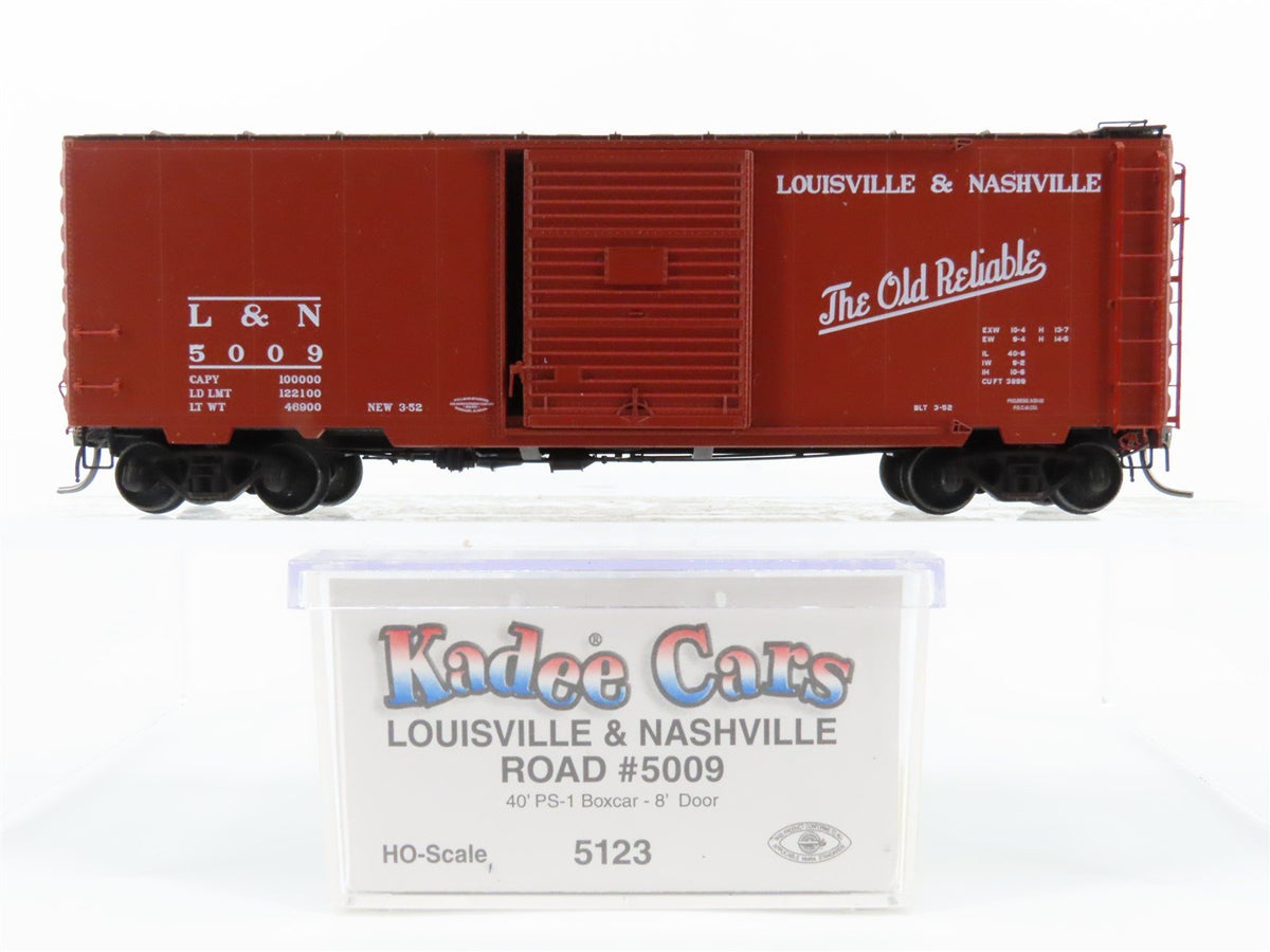 HO Kadee 5123 L&amp;N Louisville &amp; Nashville &quot;Old Reliable&quot; 40&#39; PS-1 Box Car #5009