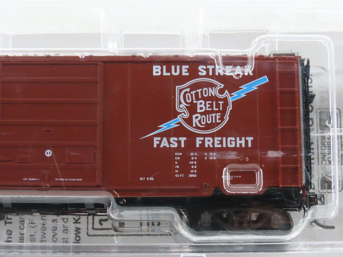 HO Kadee 5321 SSW Cotton Belt &quot;Blue Streak&quot; 40&#39; PS-1 Box Car #35026 - Sealed