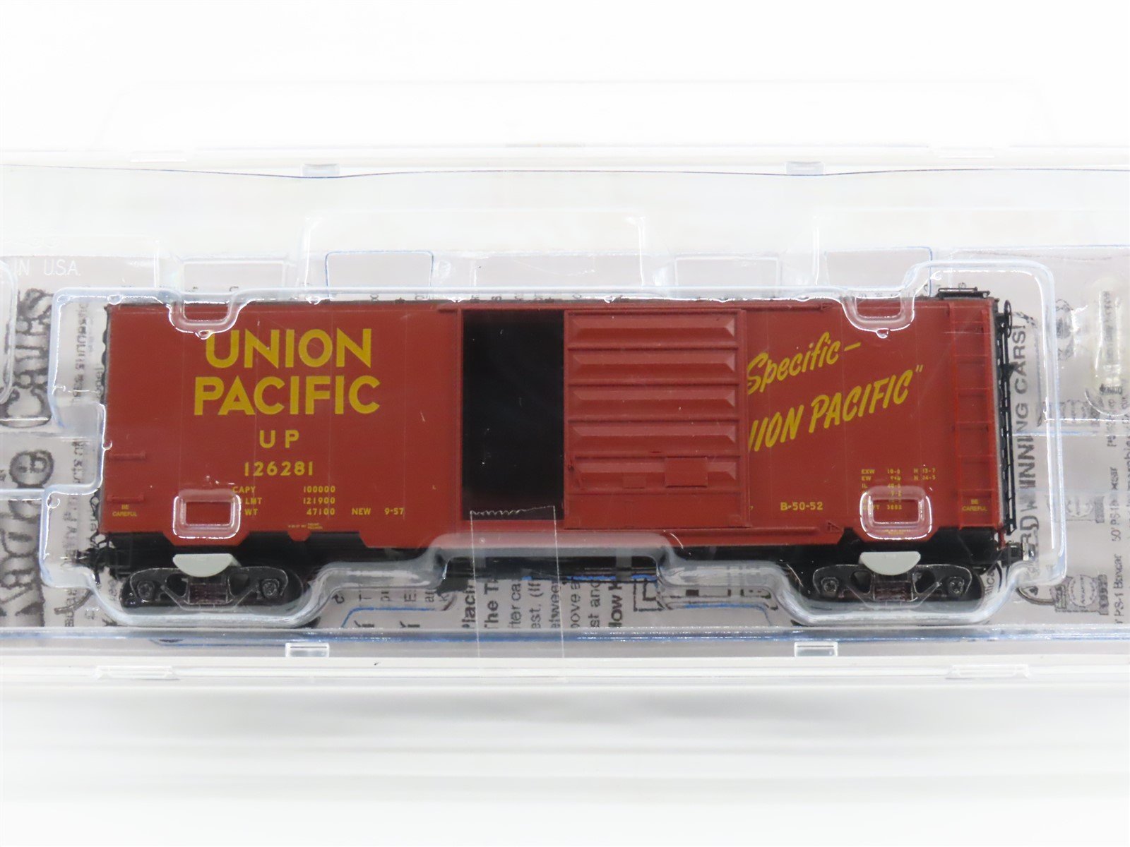 HO Kadee 5280 UP Union Pacific "Be Specific" 40' PS-1 Box Car #126281 - Sealed