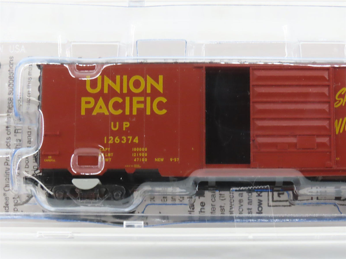 HO Kadee 5285 UP Union Pacific &quot;Be Specific&quot; 40&#39; PS-1 Box Car #126374 - Sealed