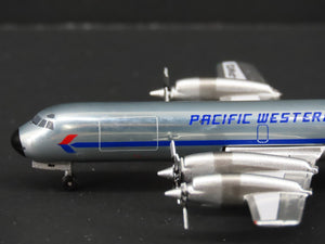 1:400 Aero Classics Die-Cast Pacific Western Lockheed L-188 Airliner