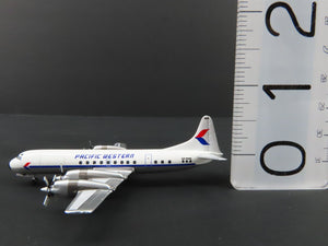 1:400 Aero Classics Die-Cast Pacific Western Lockheed L-188C Airliner