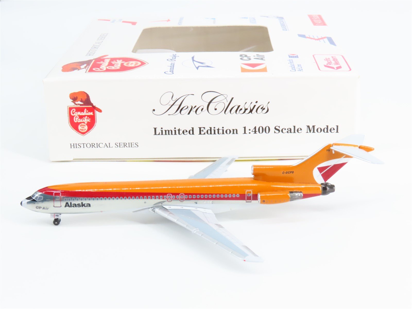 1:400 Aero Classics Die-Cast CP Canadian Pacific Air Boeing B727-217 Airliner