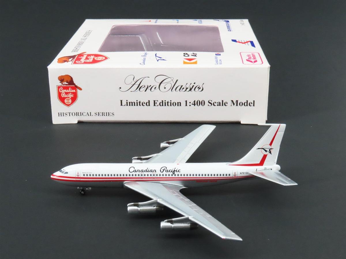 1:400 Aero Classics Die-Cast CP Canadian Pacific Air Boeing B707-138B Airliner