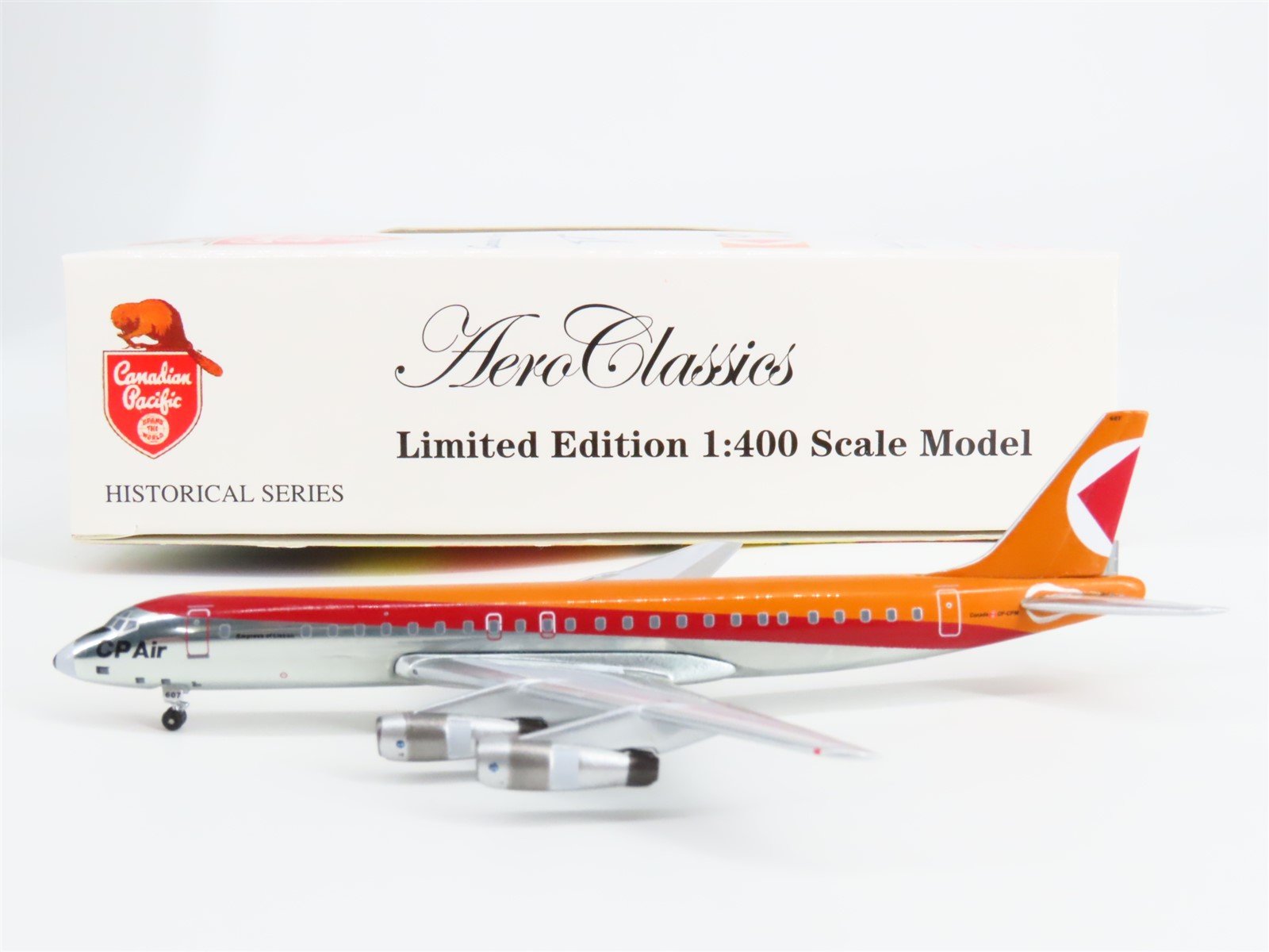 1:400 Aero Classics Die-Cast CP Air McDonnell Douglas DC-8-53 Airliner