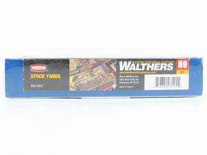 HO 1/87 Scale Walthers Cornerstone Kit #933-3047 Stock Yards - Sealed