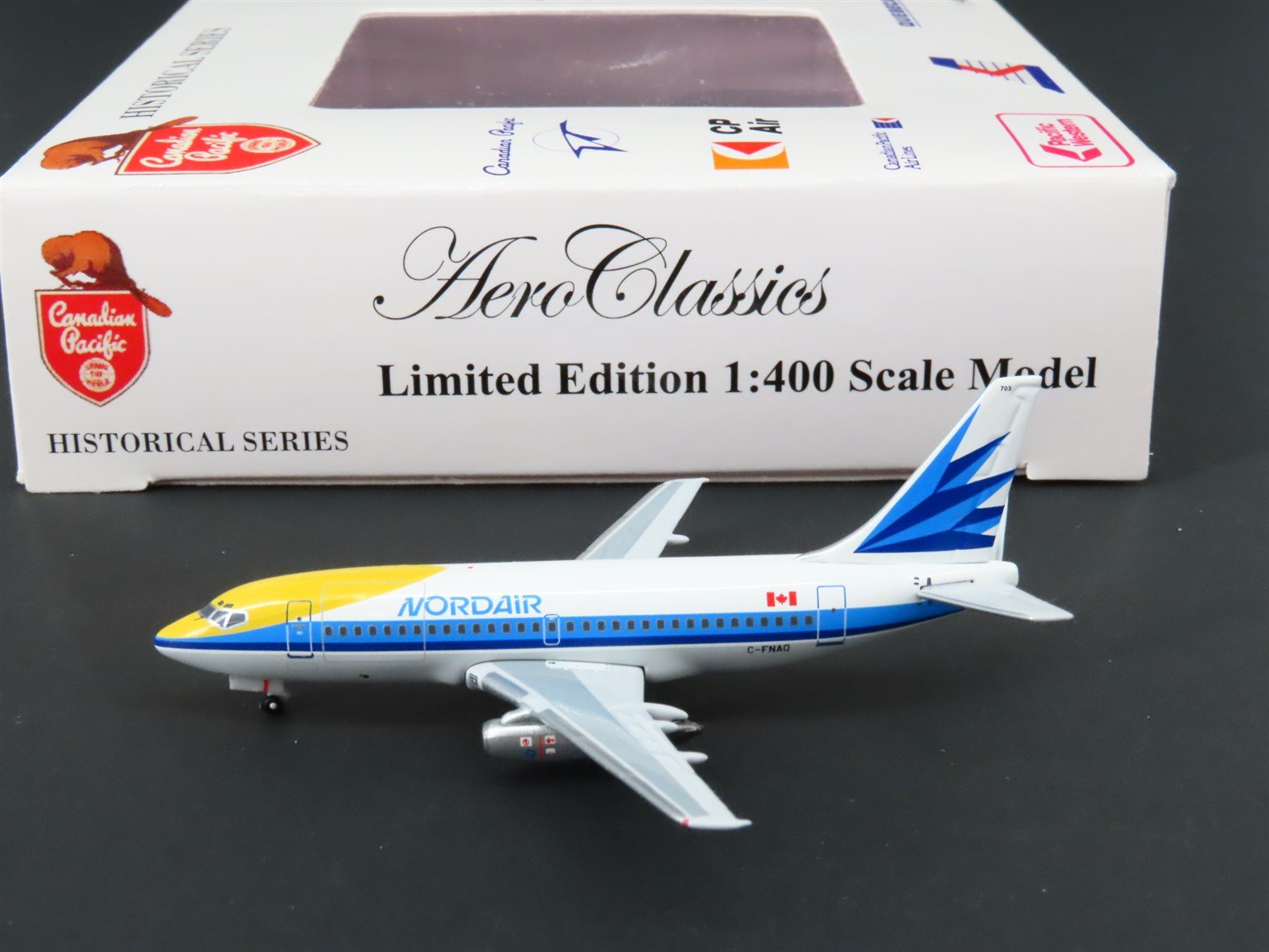 1:400 Aero Classics Die-Cast Nordair Boeing B737 Airliner