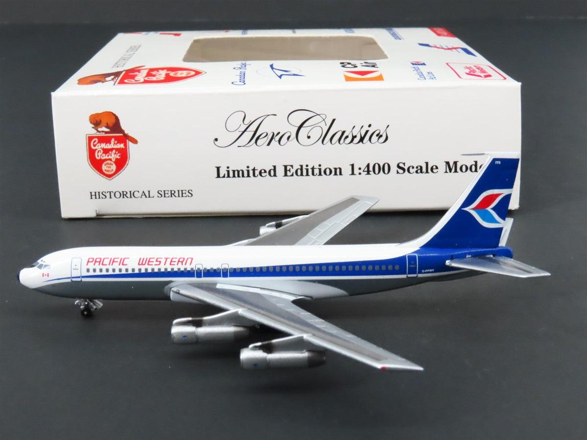 1:400 Aero Classics Die-Cast Pacific Western Boeing B707-138B Airliner