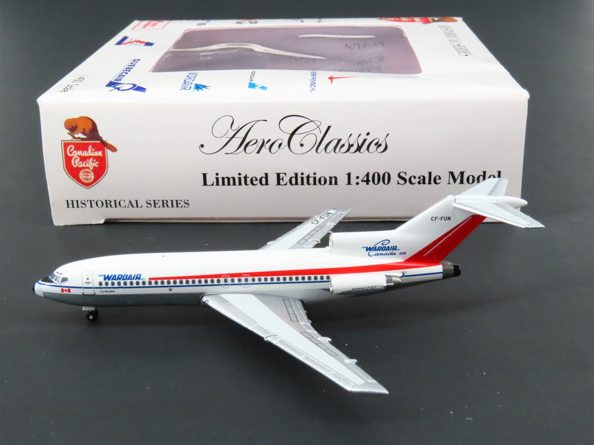 1:400 Aero Classics Die-Cast Wardair Boeing B727-11 Airliner