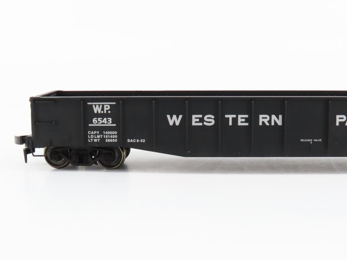 HO Scale PROTO 2000 WP Western Pacific 52&#39; 6&quot; Drop End Mill Gondola #6543