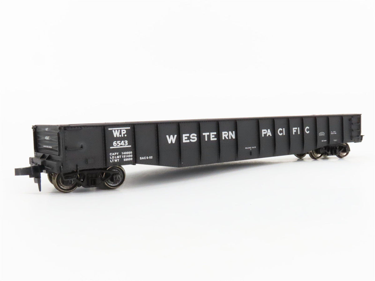 HO Scale PROTO 2000 WP Western Pacific 52&#39; 6&quot; Drop End Mill Gondola #6543