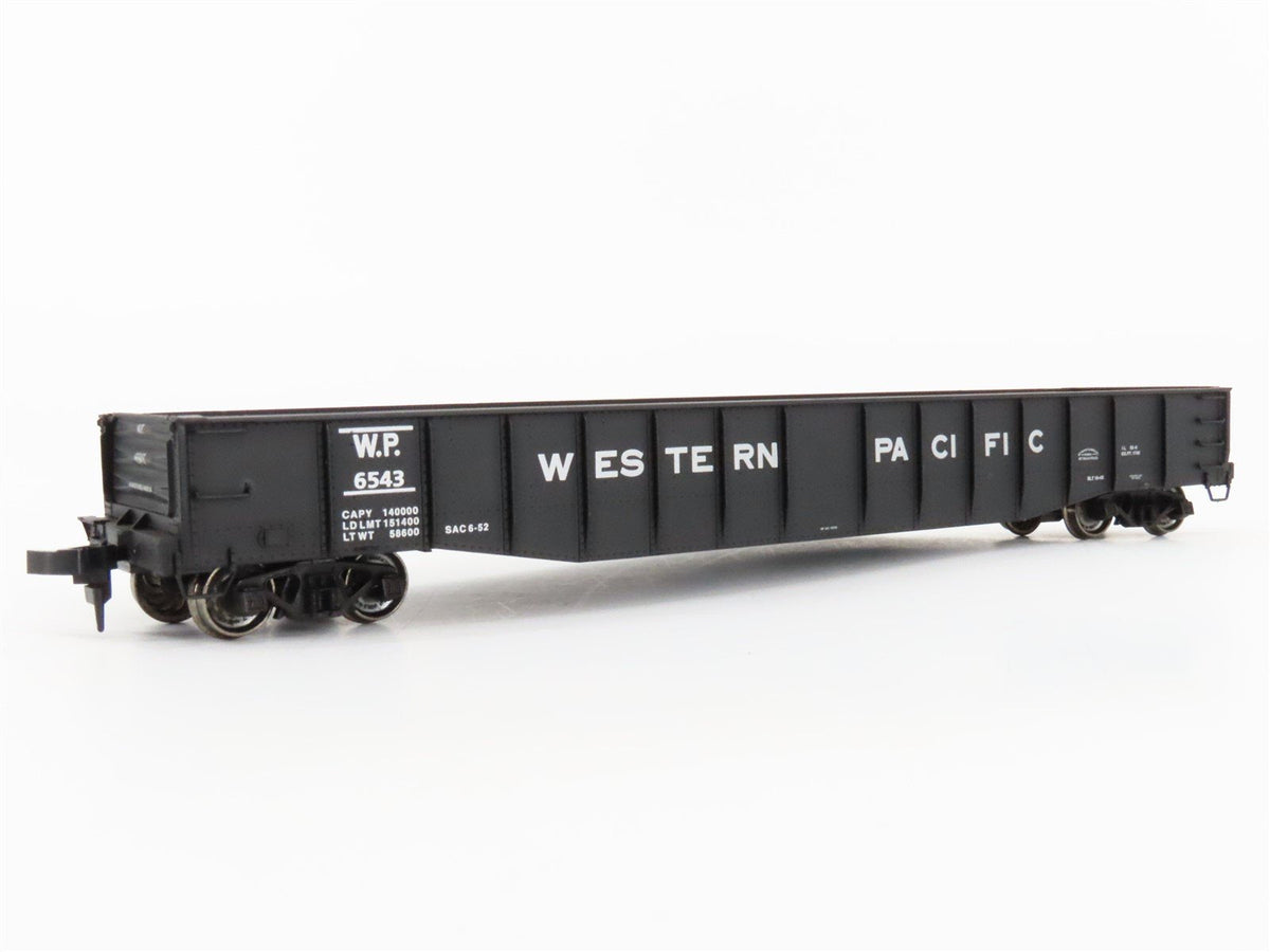 HO Scale PROTO 2000 WP Western Pacific 52&#39; 6&quot; Drop End Mill Gondola #6543