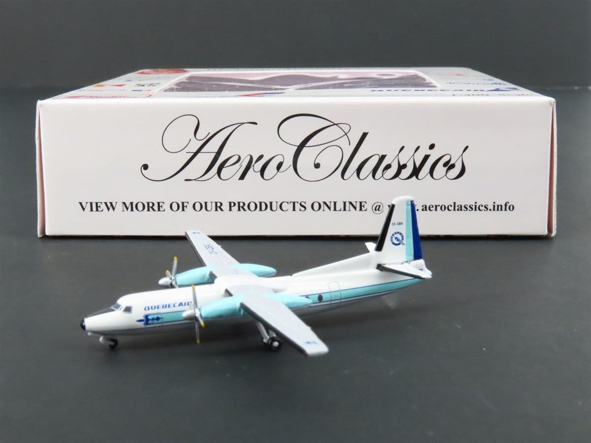 1:400 Aero Classics Die-Cast Quebecair Fokker F-27 Airliner