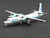 1:400 Aero Classics Die-Cast Quebecair Fokker F-27 Airliner