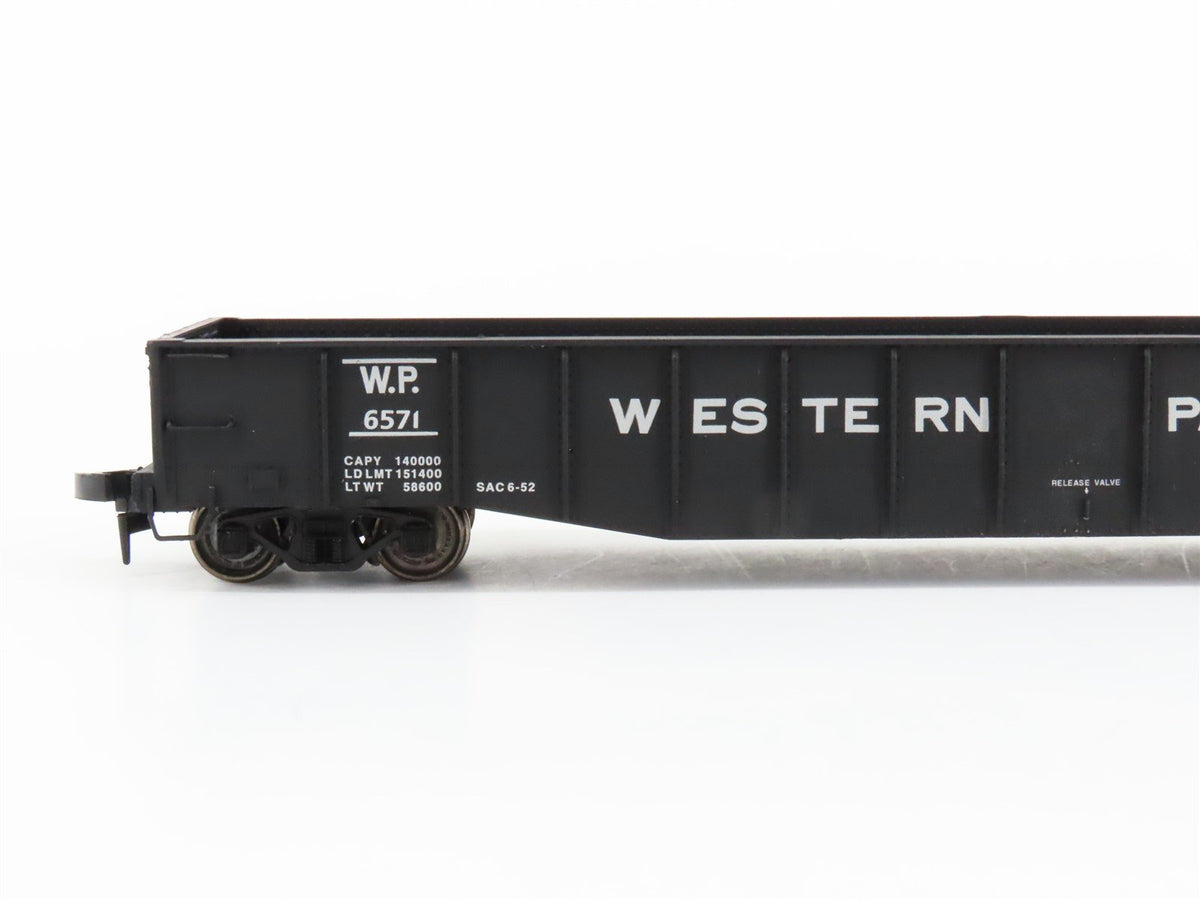 HO Scale PROTO 2000 WP Western Pacific 52&#39; 6&quot; Drop End Mill Gondola #6571