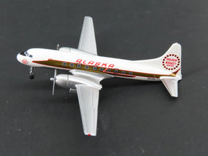 1:400 Aero Classics Die-Cast Alaska Airlines Convair CV-240 Airliner