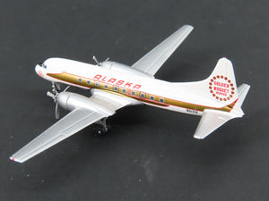 1:400 Aero Classics Die-Cast Alaska Airlines Convair CV-240 Airliner