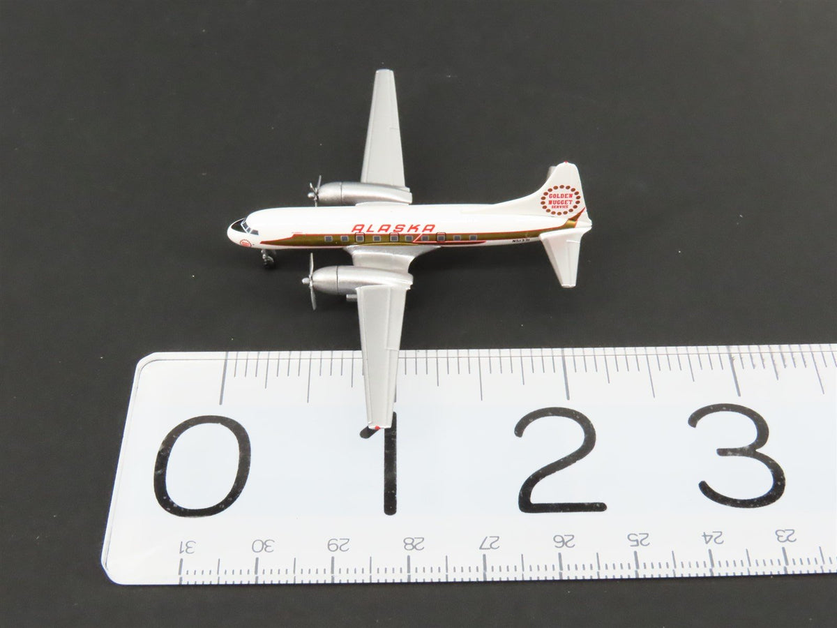 1:400 Aero Classics Die-Cast Alaska Airlines Convair CV-240 Airliner